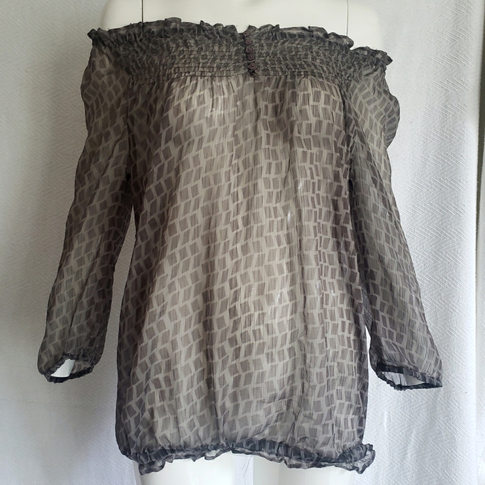 Thyme Sheet Blouson Blouse
